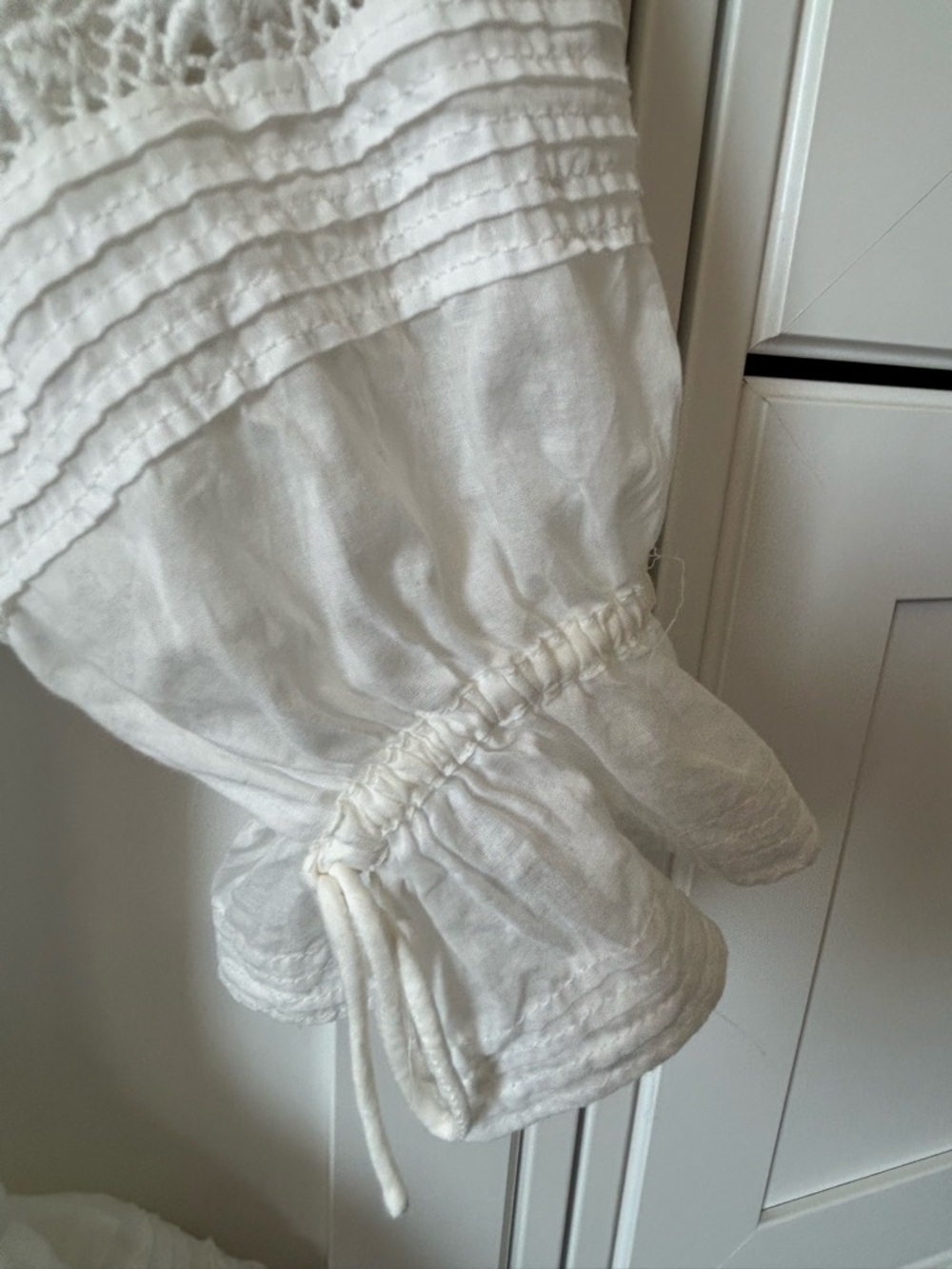Sunday Best White Lace Tiered Mini Dress - Picture 8 of 12
